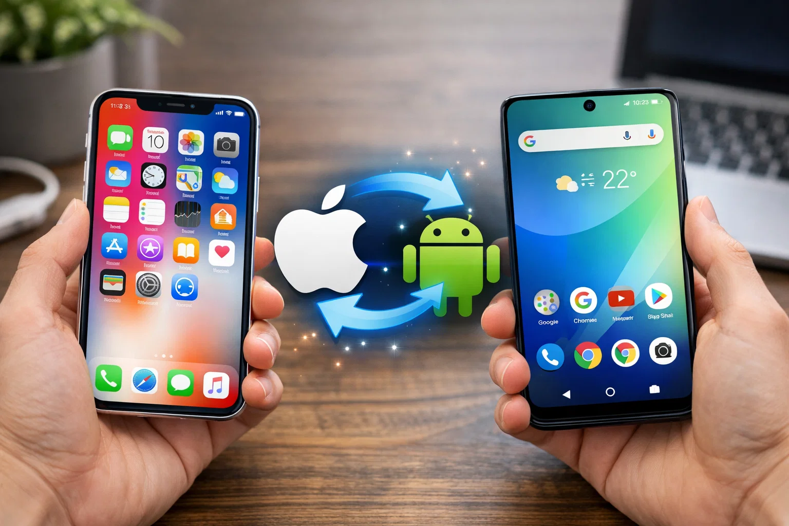 iPhoneからAndroidスマホへ失敗しない機種変更