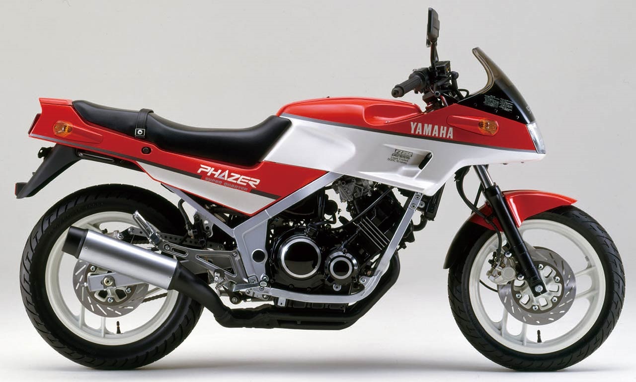 ヤマハ・FZ250フェーザー…80年代250ccバイクにも4気筒モデルが現れた