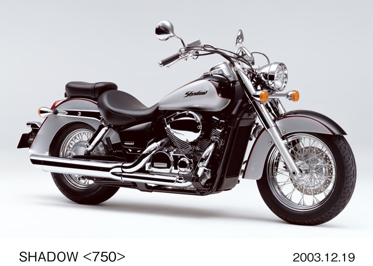 HONDA SHADOW750　目立たないけどホンダのアメリカンはやっぱりコレ！