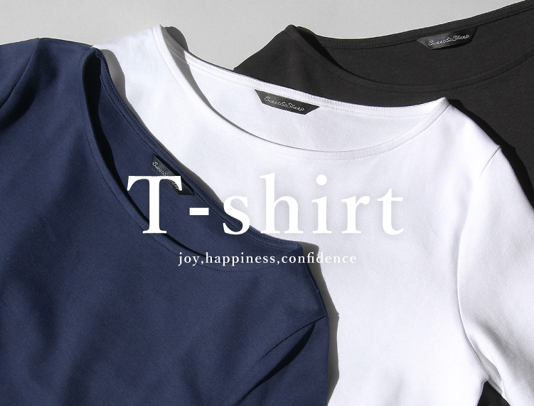 大人の女性のためのTシャツ！シンプル＆エレガント…透けないよ！