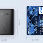 モバイルバッテリーがこんなに小さくなって10000mAh…クレカより小さいよ！