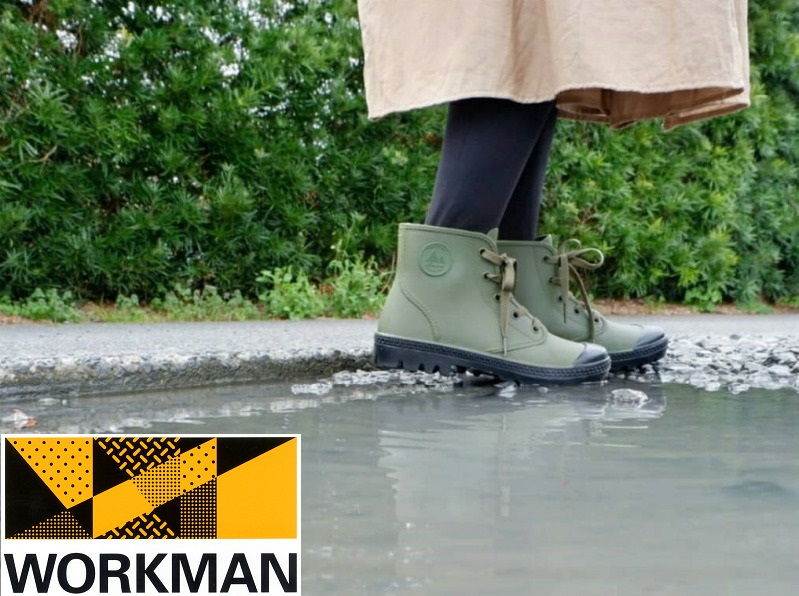 ワークマンの長靴（PVC防水シューズ）がスニーカータイプでオシャレと評判…男女兼用だよ！