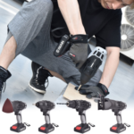 サンコーの1台4役充電式電動DIYマルチツール…穴あけ、ネジ締め、研磨、切断に！