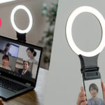 YouTubeやTikTokに便利なクリップ式「LEDリングライト」