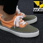 ワークマンのデッキシューズは汚れが落ちやすい耐久撥水加工です！