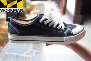千円(税込み)でおつりがくるよ!コンバースみたいなワークマンのキャンパスシューズ