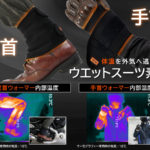 ライダーの手首足首を守るドッペルギャンガーのWARMER SET FOR WRIST AND ANKLE