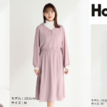 上品でかわいい！ハニーズのプリーツ切替ワンピース