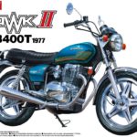 ホンダ「CB400T HAWK-II」1978年型のプラモデル