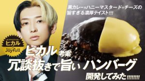 ヒカル考案 冗談抜きで旨いハンバーグ　（120ｇ） 黒カレーソース×ハニーマスタードチーズ 6個入り 冷凍