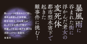 濁り水 Fire’s Out　日明恩 (著)　 双葉社 (2021/11/18)　1,870円