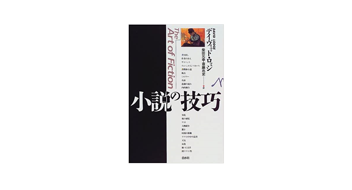 小説の技巧　デイヴィッド・ロッジ  (著),柴田元幸,斎藤兆史 (翻訳)　白水社 (1997/6/15)　2,640円