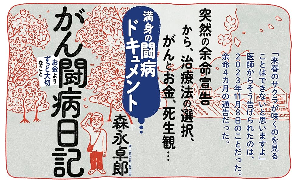 がん闘病日記　森永卓郎 (著)　フォレスト出版 (2024/6/21)　1,650円
