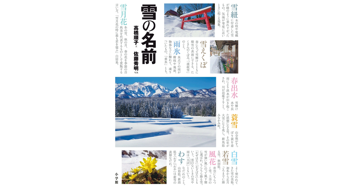 雪の名前 まほろば歳時記　高橋順子、佐藤秀明 (著)　小学館 (2024/12/11)　2,860円