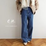 evernavy エバーネイビー カーブ デニム パンツ