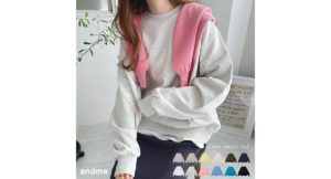 コットン混のサラッとした肌ざわりが心地よい、新作《裏毛スウェット》トップス