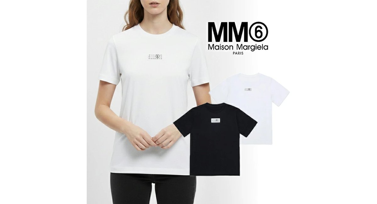 MM6 Maison MargielaのキッズロゴTシャツ